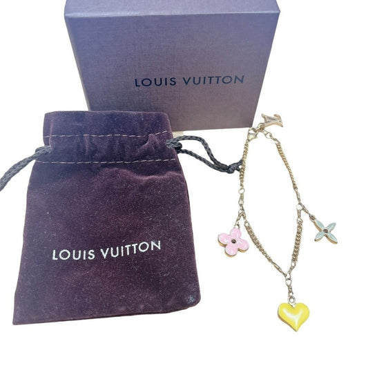 Louis Vuitton Sweet Monogram Bracelet Gold