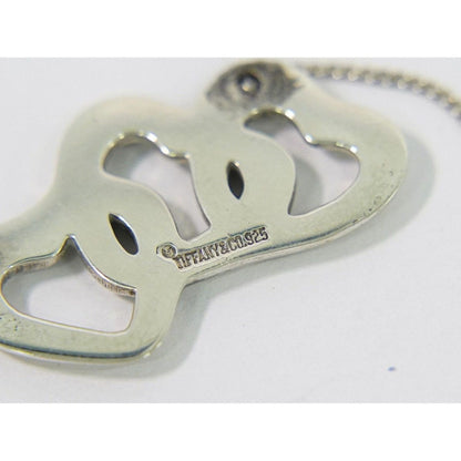 Tiffany & Co Triple Heart 925 Necklace Pendant Silver — view 6
