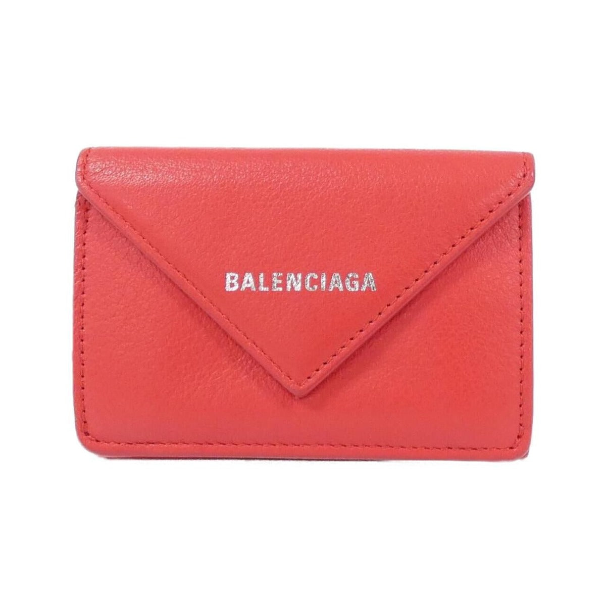 Balenciaga Paper Mini Wallet Rouge Tango