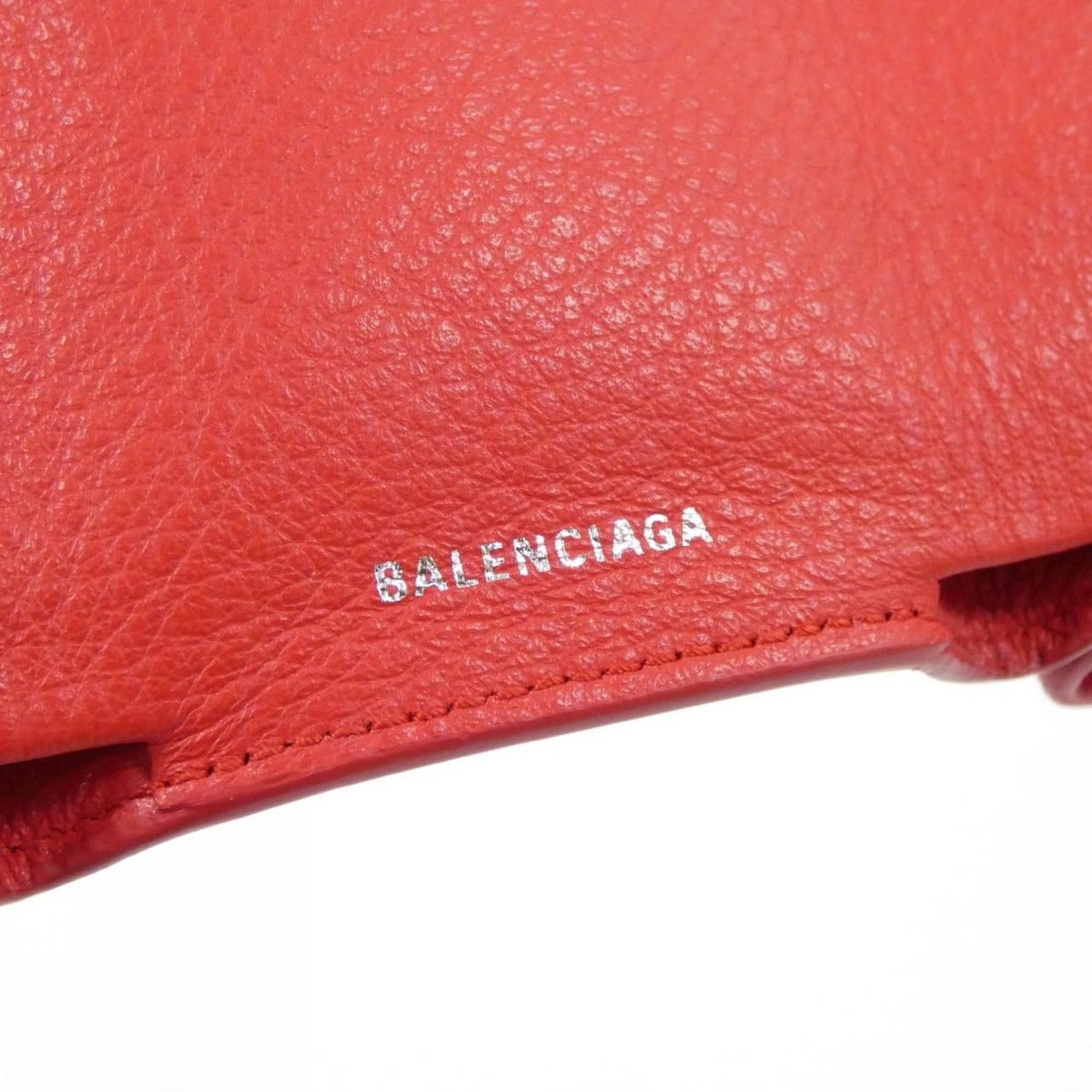 Balenciaga Paper Mini Wallet Rouge Tango — view 5