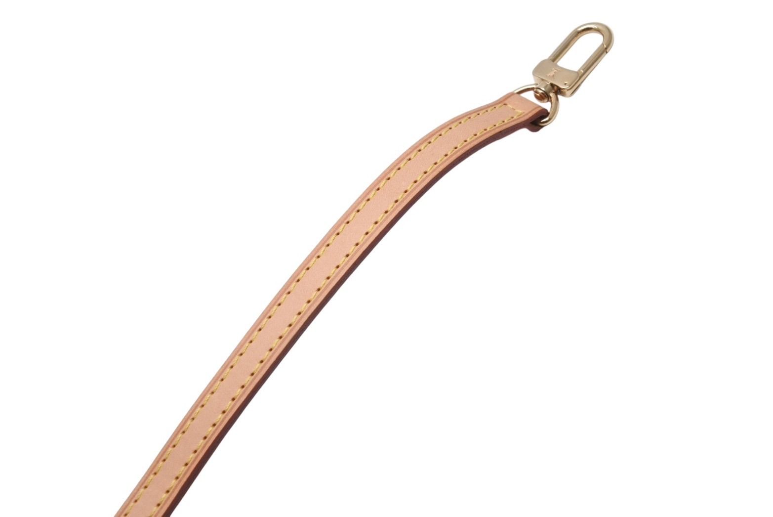 Louis Vuitton Shoulder Strap Bag Vachetta Leather Brown Gold — view 3