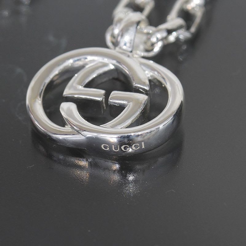 Gucci G Logo Necklace Silver 925 Unisex E1033