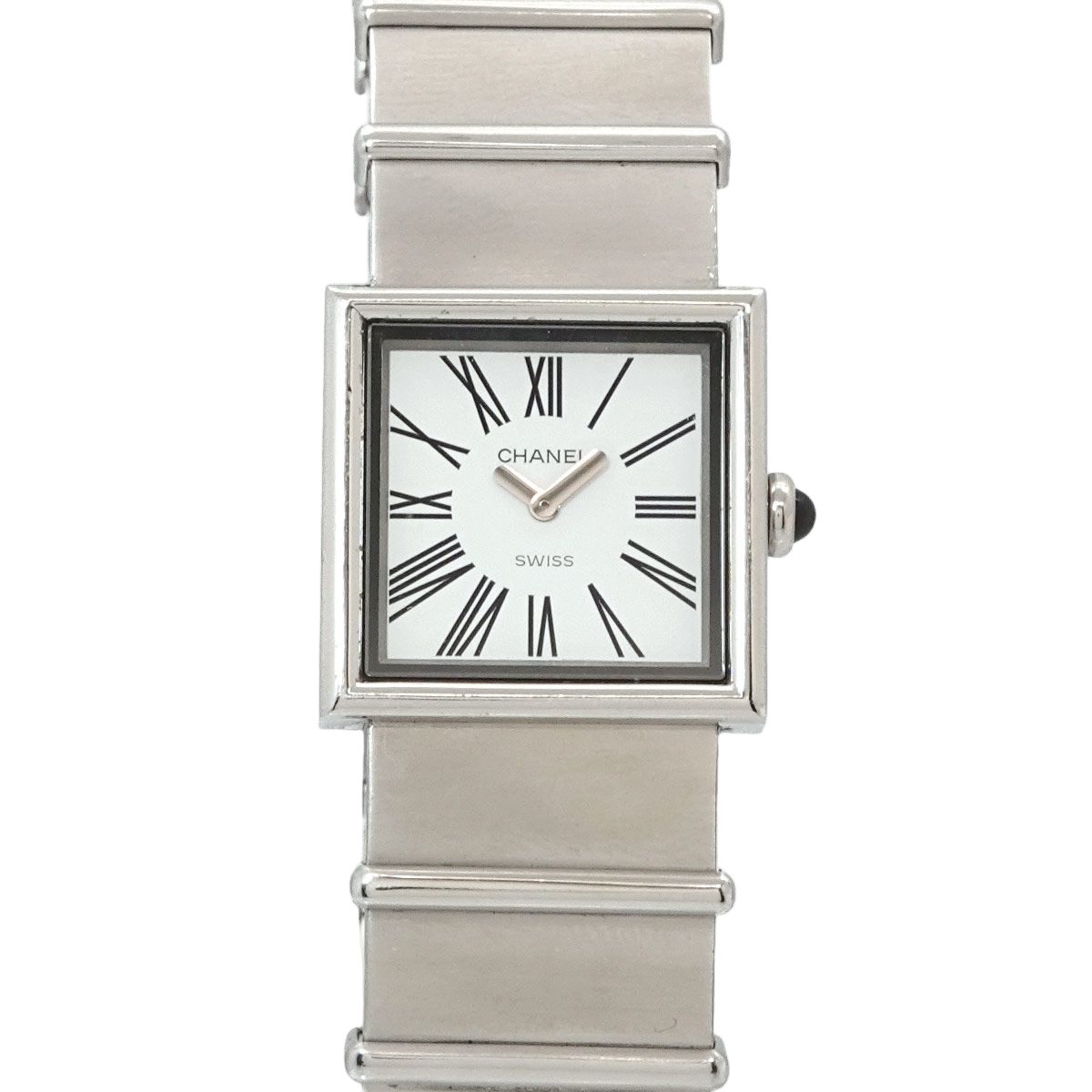 Chanel Mademoiselle Vintage Watch White Quartz