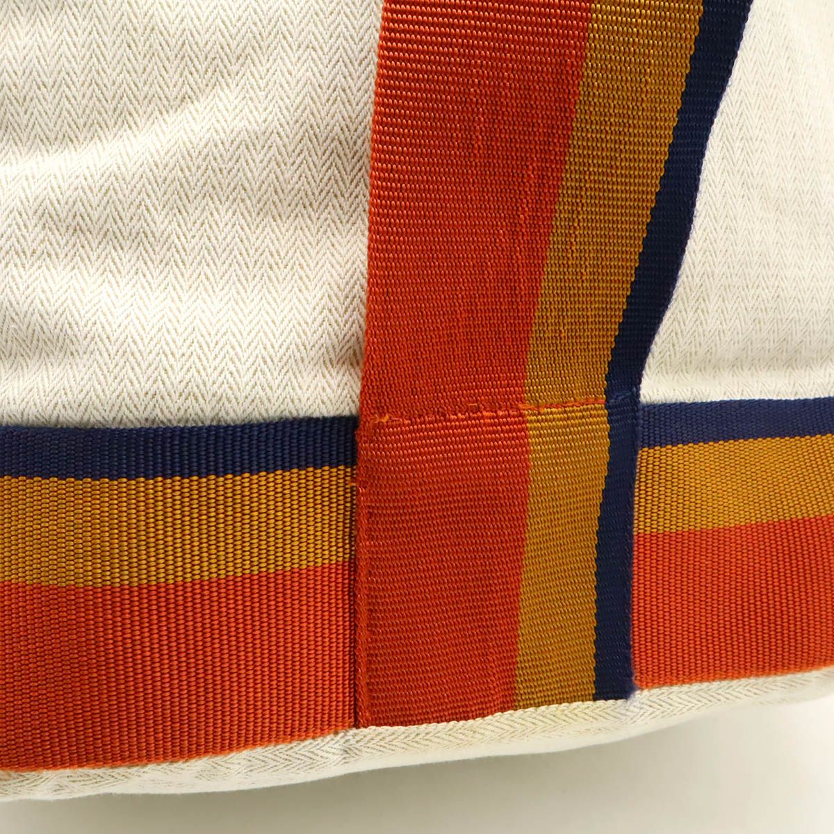 Hermes Cavalier Shoulder Bag One Shoulder Body Bag Canvas Natural Orange Yellow