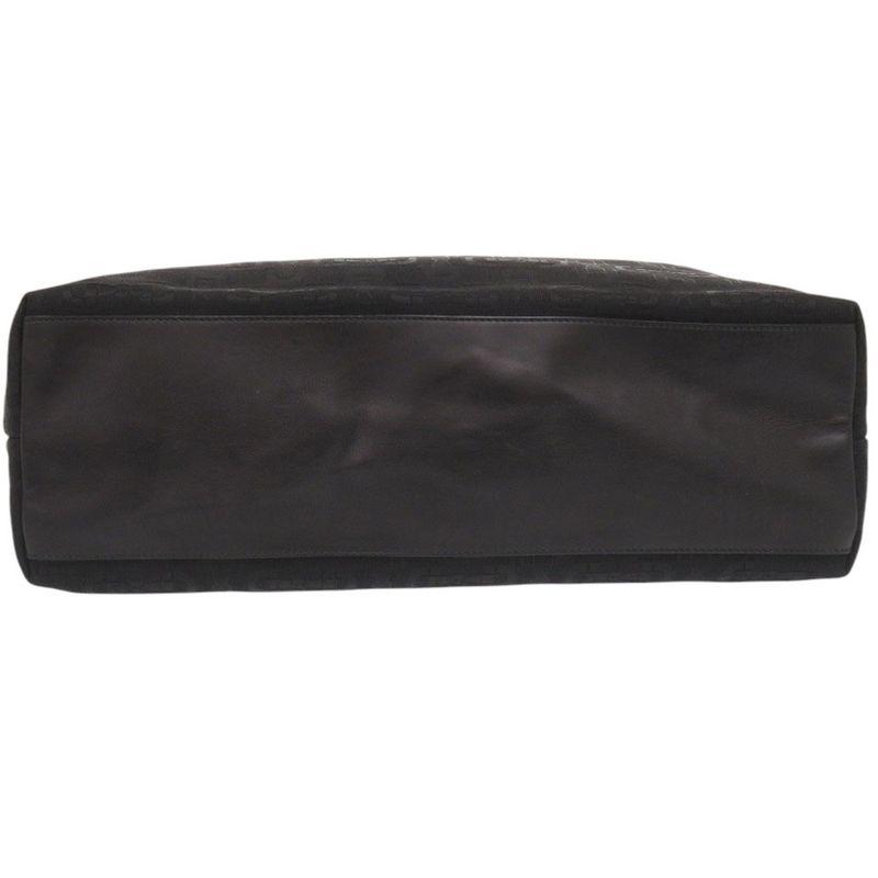 Gucci Horsebit Pattern 238695 Canvas/leather Black Tote Bag Black 0892 Gucci