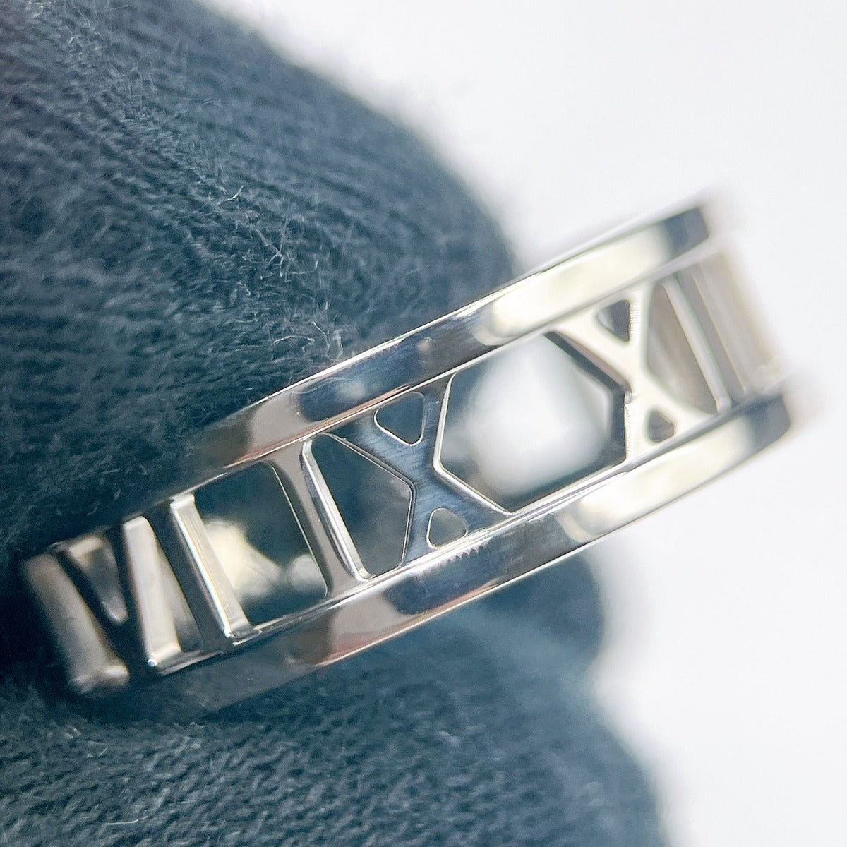 Tiffany & Co. Open Atlas White Gold Ring — view 8