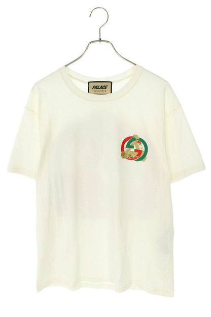 Gucci X Palace 548334 Xje1c Double Name Logo Print T-shirt Men's M