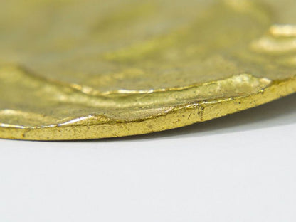 Authentic Chanel Coco Mark Brooch GP Gold Plated Coco Mark Accessories Jewelry