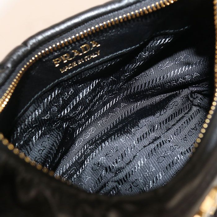 Prada 2WAY 1ba384 2DF0 F0002 Handbag Leather Women