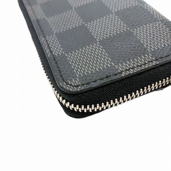 Louis Vuitton Damier Graphite Zippy Coin Purse N63076 Wallet Coin Case Men's