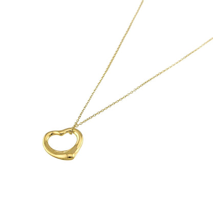 Tiffany & Co Open Heart Necklace 40 18K Yellow Gold