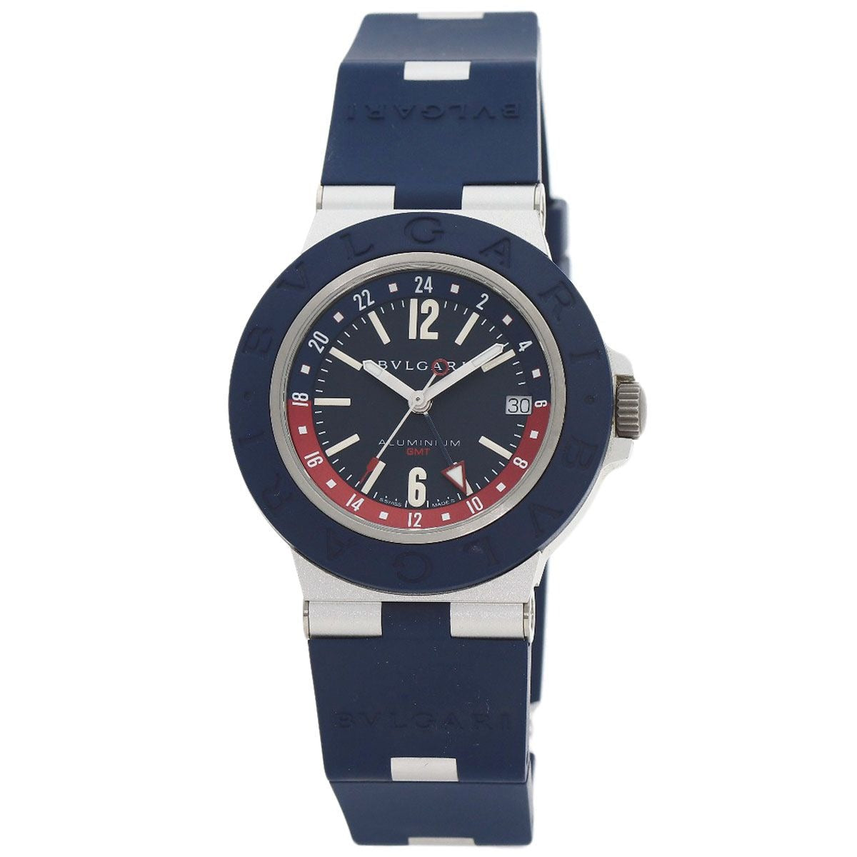Bvlgari Aluminum Gmt Watch Rubber