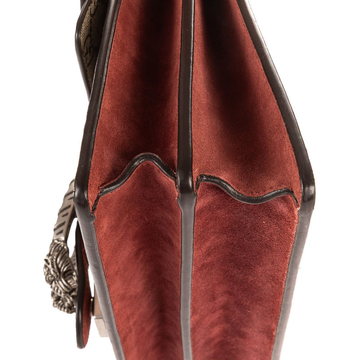 Gucci Blooms Dionysus Beige Burgundy Supreme Canvas Shoulder Bag — view 8