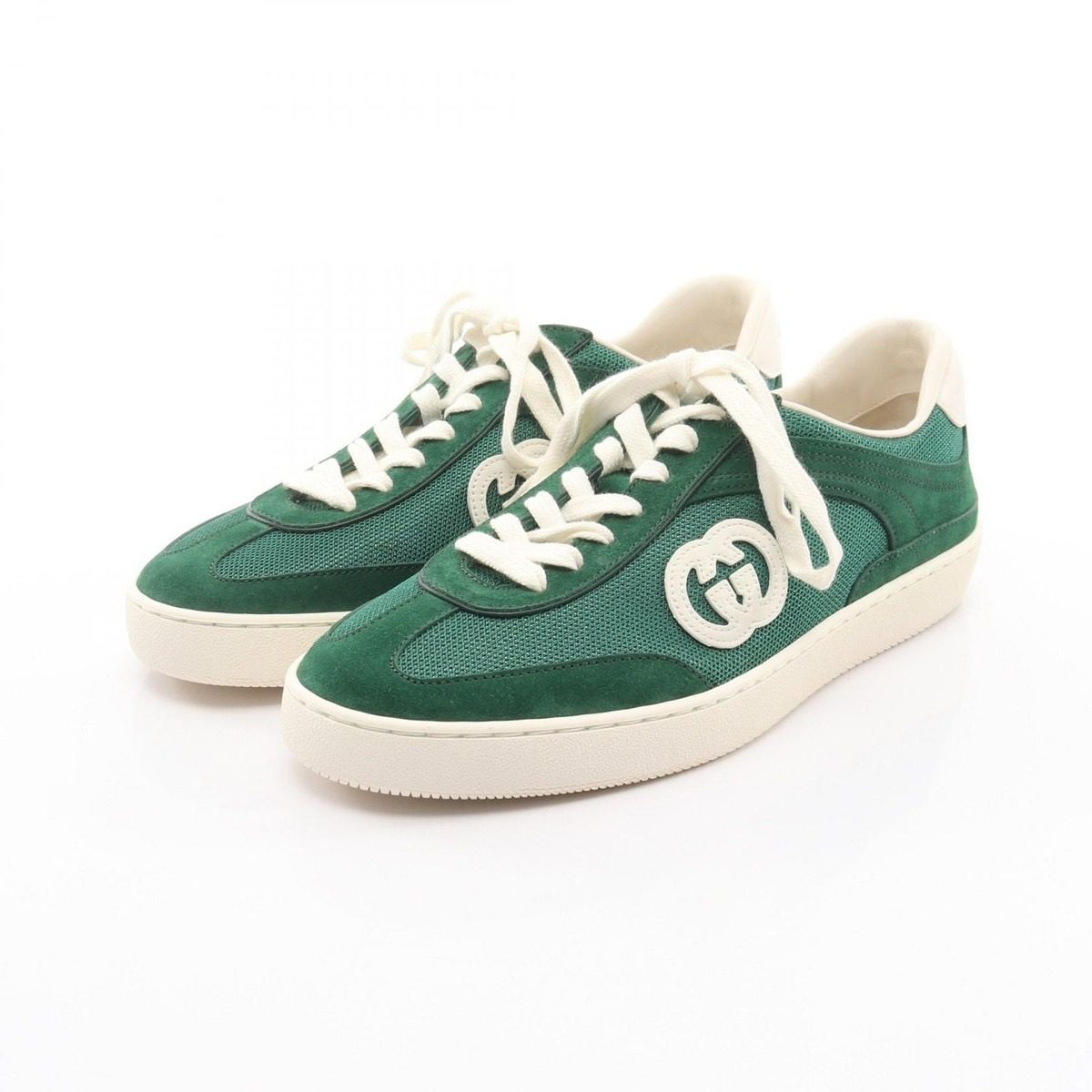 Gucci Sneakers Suede Green