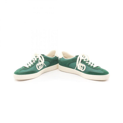 Gucci Sneakers Suede Green — view 3