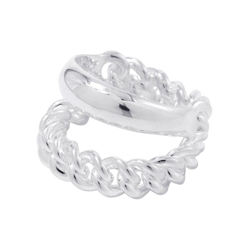 Hermes Ring Book le Inflexible MM Silver 52