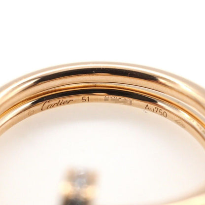 Cartier Ring Juste Un Clou Double Diamond 18k Pink Gold — view 5