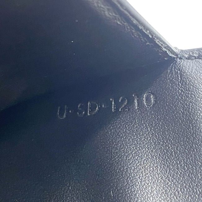 Celine Trifold Wallet Black 10b573bel Excellent Condition Leather Preowned