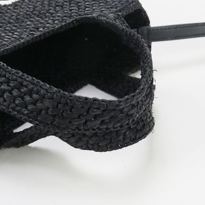 Loewe Tote Mini Loewe Font Alf1v46x01 Handbag Raffia Women's