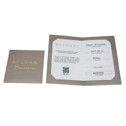 Bvlgari Bulgari Save The Children Onyx Ruby Necklace 356910 Sv925 Silver Onyx