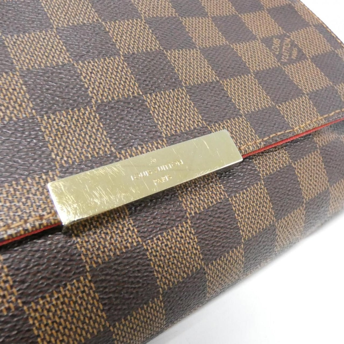 Louis Vuitton Damier Favorite MM Shoulder Bag Ebene — view 5