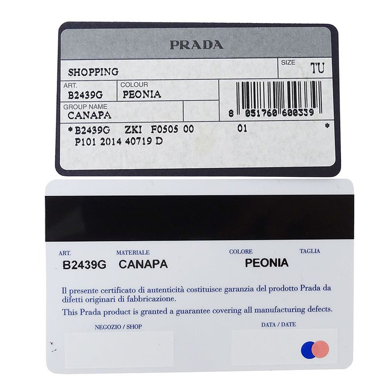 Prada Bag Women's Brand Handbag Shoulder Bag 2way Canvas Canapa Mini Pink