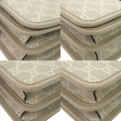 Gucci Interlocking G 671620 GG Supreme Canvas Beige Shoulder Bag 1188 Gucci