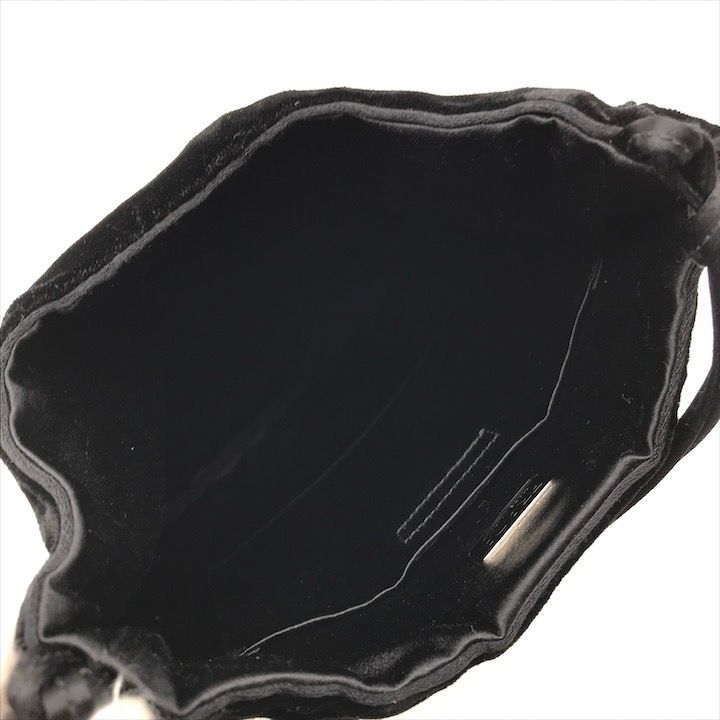 Prada Velour Hand Black Mini Bag Purse