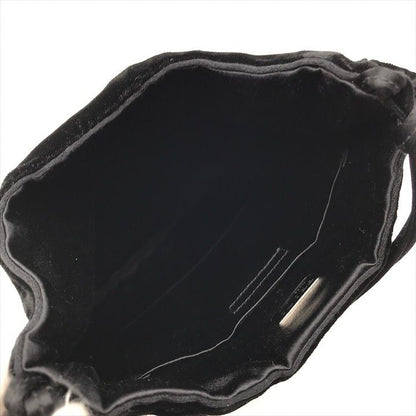 Prada Velour Hand Black Mini Bag Purse