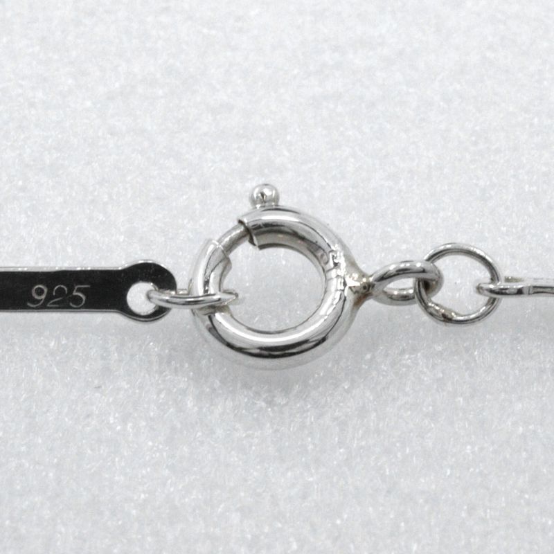 Tiffany & Co Open Heart Elsa Peretti 925 Silver Ladies 4.8g Necklace