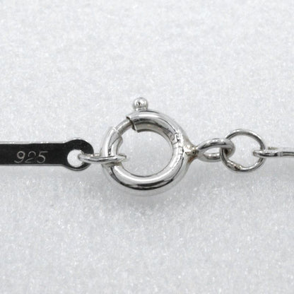 Tiffany & Co Open Heart Elsa Peretti 925 Silver Ladies 4.8g Necklace