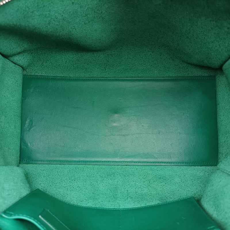 Yves Saint Laurenty Line Petit Cabas Su Green Leather 311210 311210529258