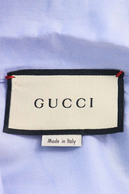 Gucci 619033 Zaen3 Script Oversized Short Sleeve Shirt Men's 46