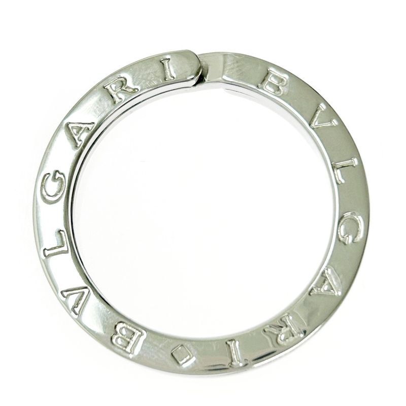 Bvlgari Silver Bvlgari Key Ring with Box 11.4g 925 Engraved 322473 Key Ring