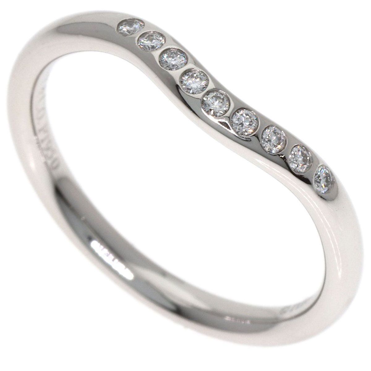 Tiffany & Co Curved Band Diamond Ring