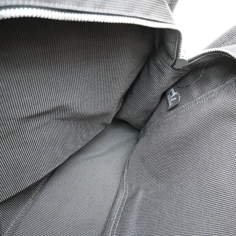 Hermes Her Line MM Hand Tote Bag Canvas Gray 38ka972