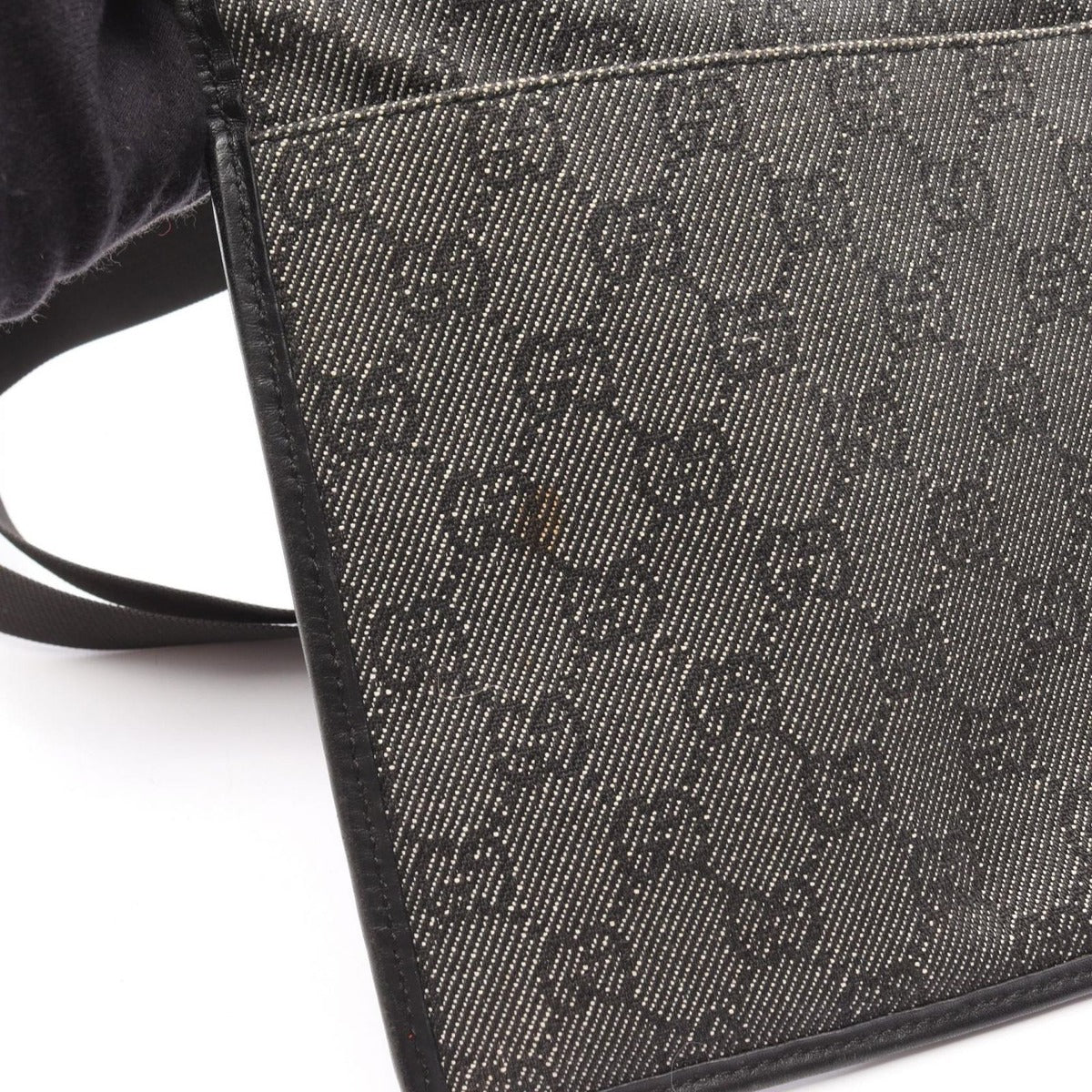 Gucci Shoulder Bag GG Denim Black — view 8