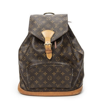 Louis Vuitton Montsouris Brown Monogram Canvas Shoulder Bag