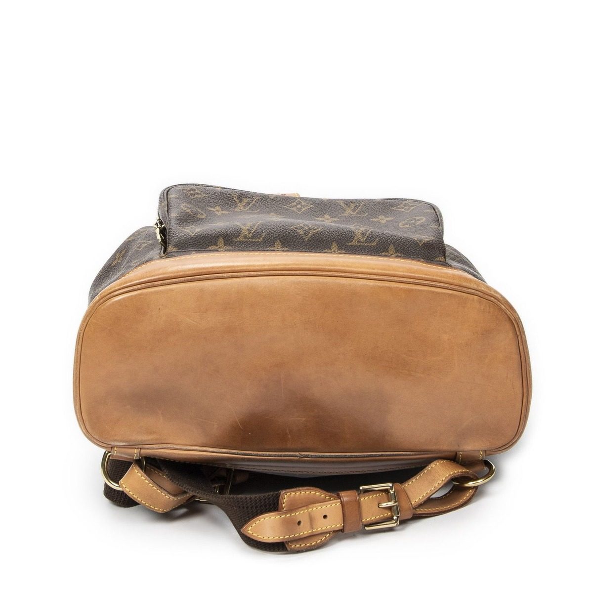 Louis Vuitton Montsouris Brown Monogram Canvas Shoulder Bag — view 6