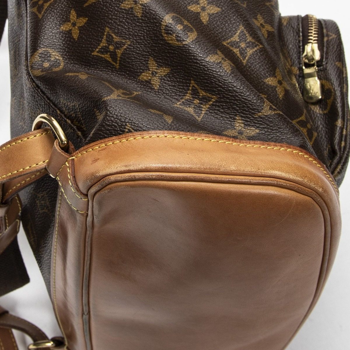 Louis Vuitton Montsouris Brown Monogram Canvas Shoulder Bag — view 7
