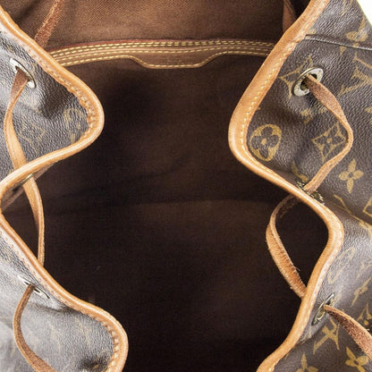 Louis Vuitton Montsouris Brown Monogram Canvas Shoulder Bag — view 9