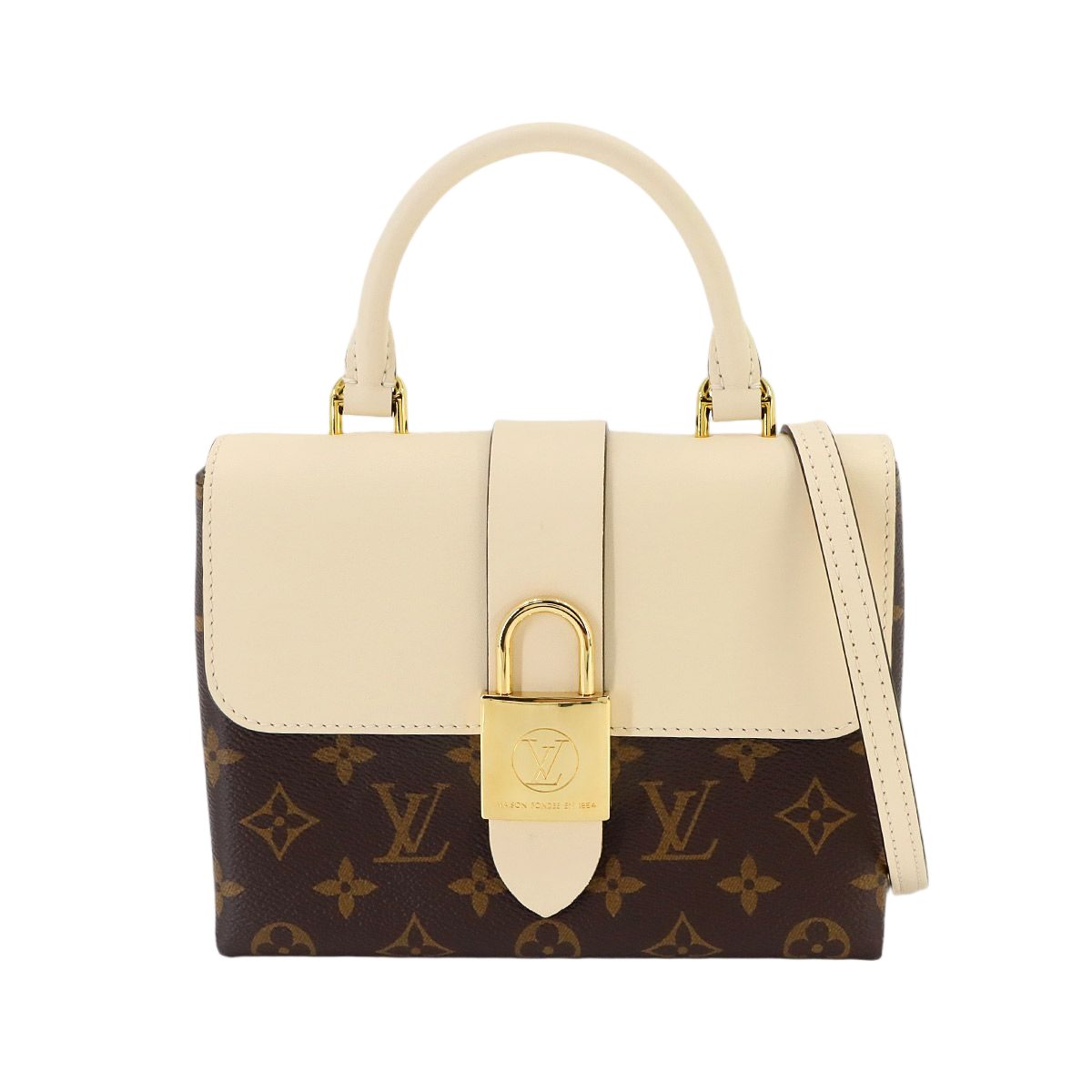 Louis Vuitton Monogram Locky BB 2-Way Bag Cream