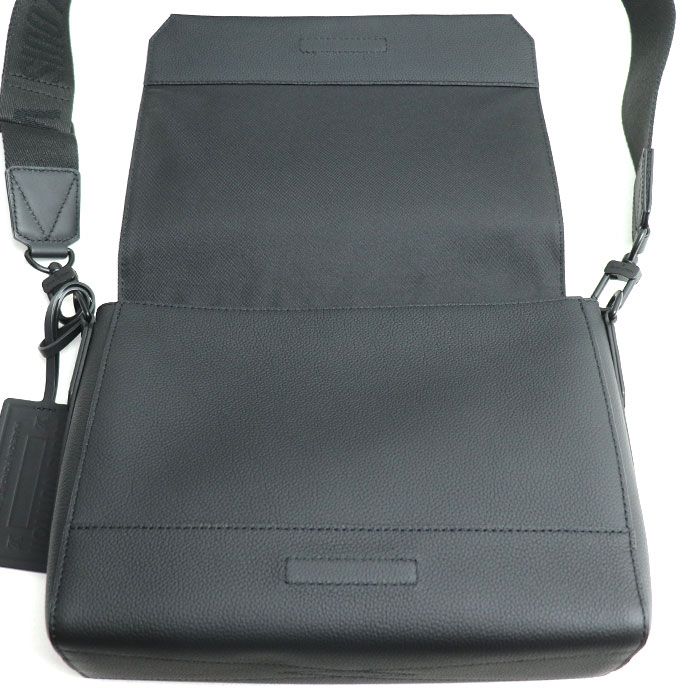 Louis Vuitton Takeoff Messenger Shoulder Bag Black M57080 IC Chip Men's Preowned