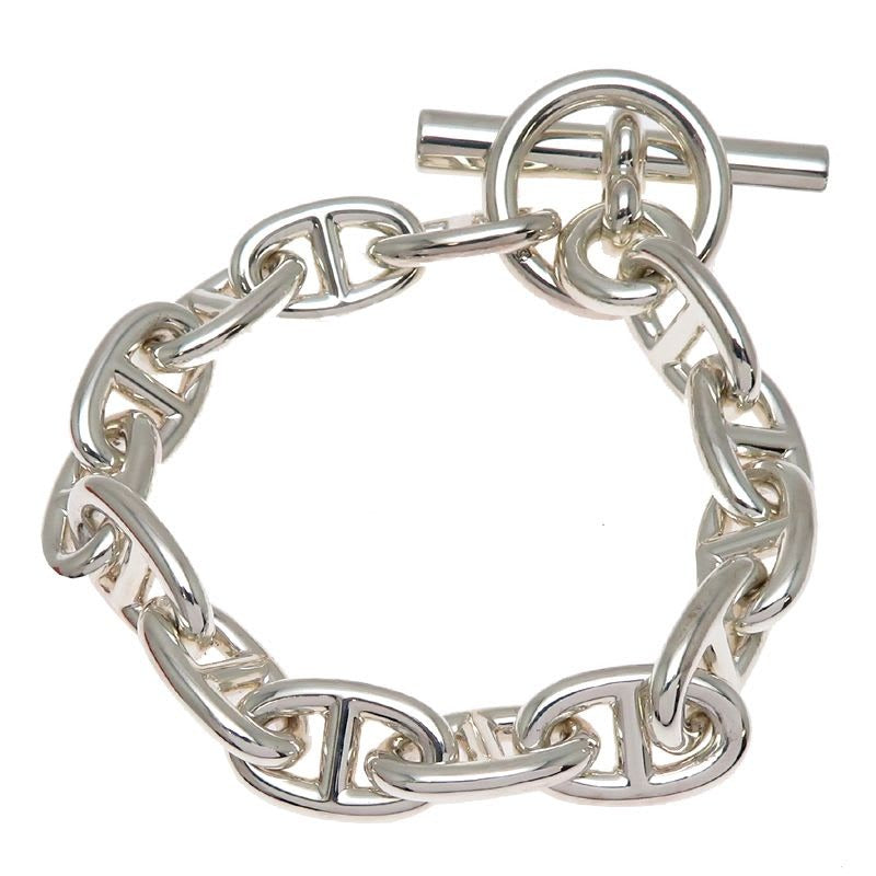Hermes Chaine d'Ancre Sterling Silver Bracelet
