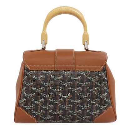 Goyard Saigon Mini 2-way Handbag Coated Canvas Calf Women