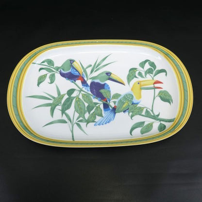 Hermes Toucan Oval Plate