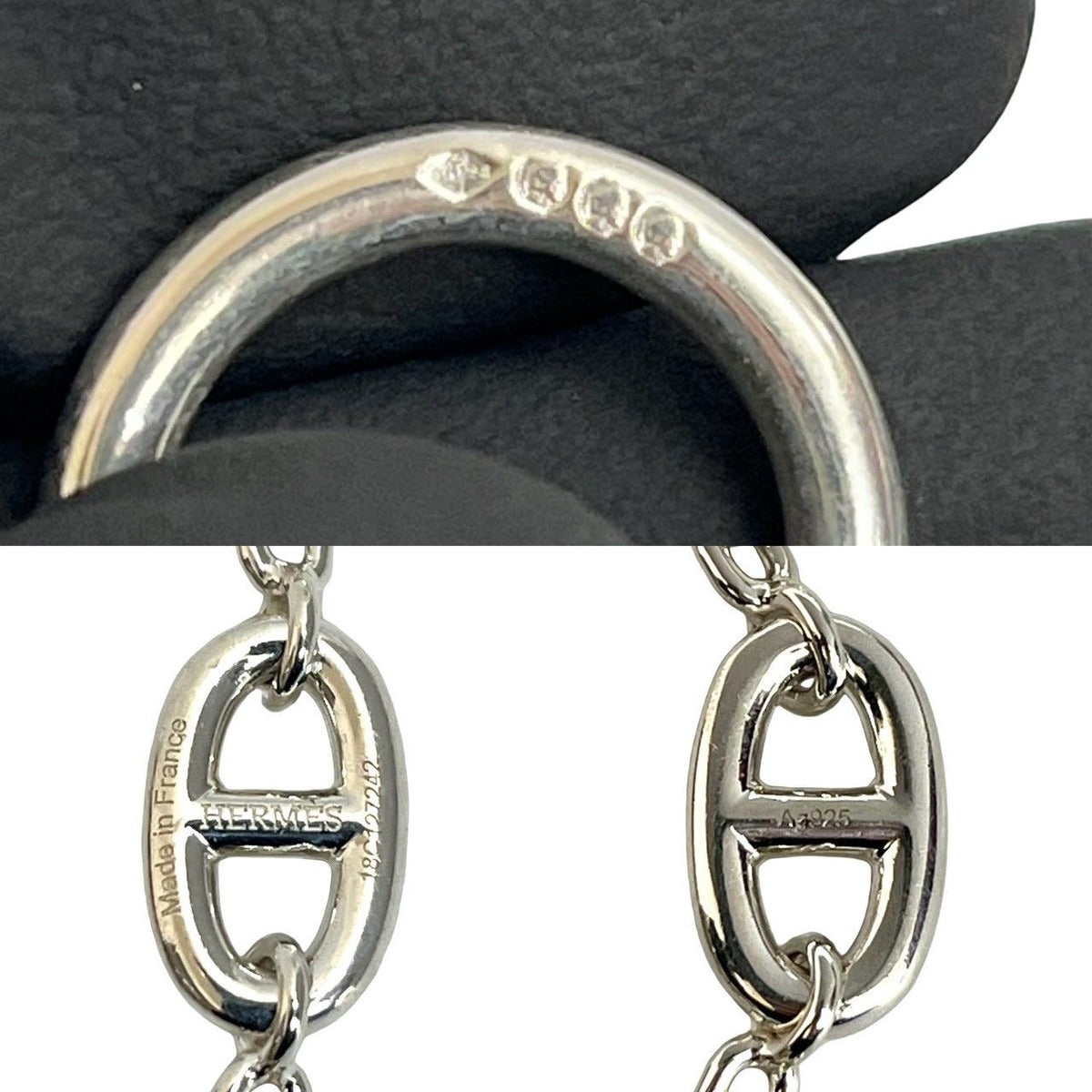 Hermes Chaine D'ancre Farandole Necklace Chain — view 2