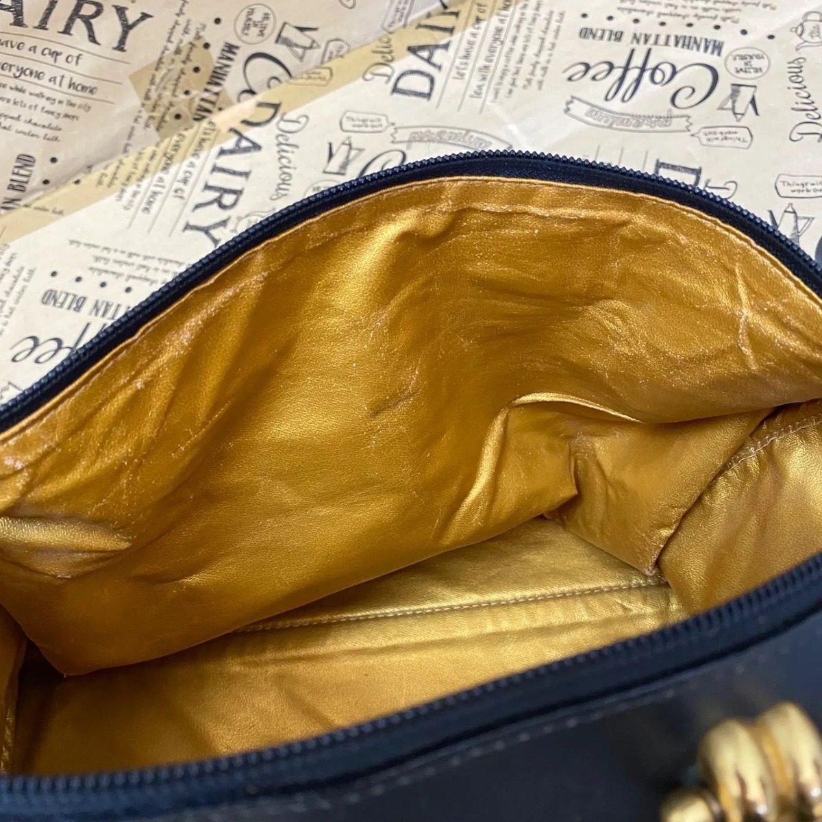 Versace Handbag Gold Baroque Leopard Mini — view 12