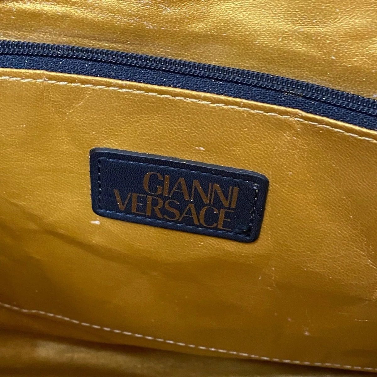 Versace Handbag Gold Baroque Leopard Mini — view 3
