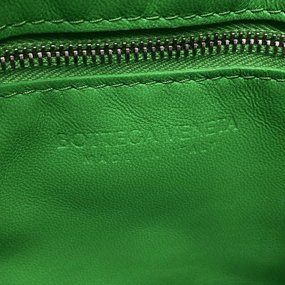 Bottega Veneta Shoulder Bag Padded Cassette Green Lambskin